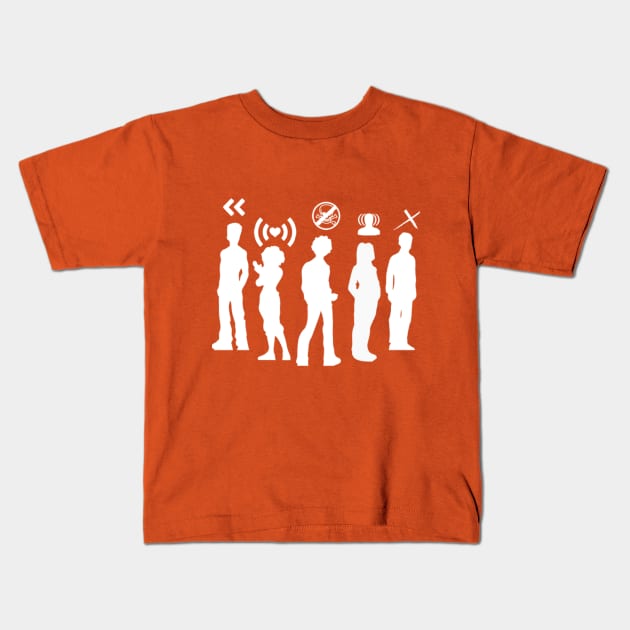 What's our powers? Kids T-Shirt by Deysha